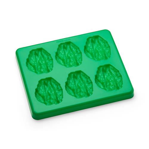 Silicone Food Mould & Lid Spinach 6 Portions Puree Food Molds