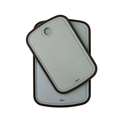 Eco Cutting Board Set of 2 Non Slip with Juice Groove