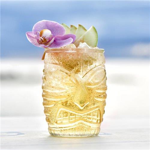 Tiki God Double Old Fashioned Glass 473ml Libbey