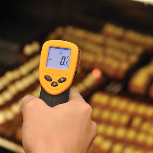 Economy Infrared Thermometer Gun With Case -50 to +380c Fildes Food Safety