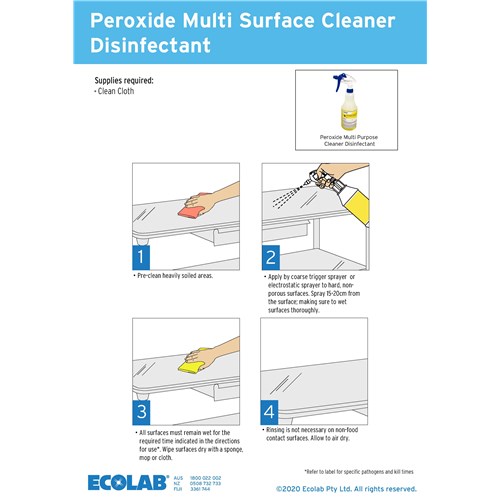 Peroxide Multi-Surface Cleaner & Disinfectant Rtu 750Ml
