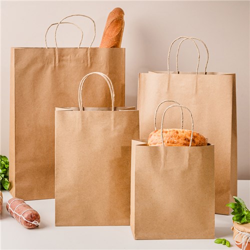 Paper Carry Bag Brown Small