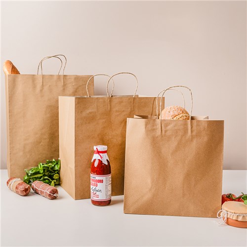 Paper Carry Bag Brown Small