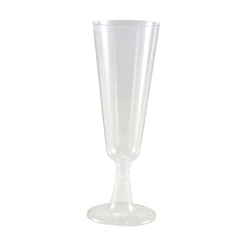 Plastic Champagne Flute Glass 145ml Capri
