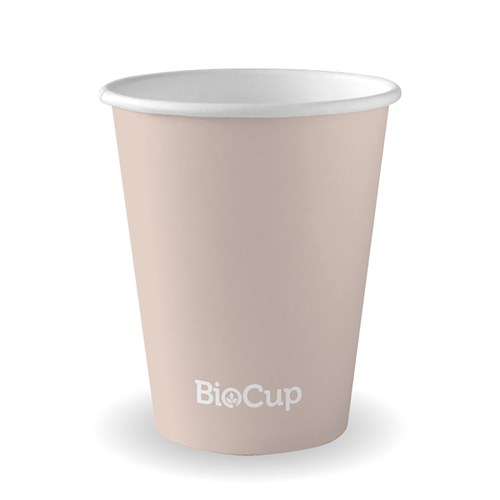 3445771 - BIOCUP SINGLE WALL 80MM AQUEOU 8OZ 240ML