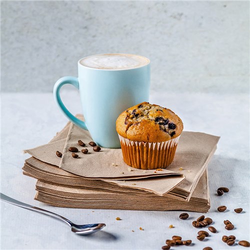 A La Carte Dinner Napkin Kraft 1/4 Fold