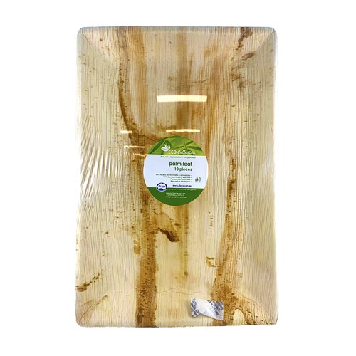 3452359 - Palm Leaf Rectangle Platter 260mm