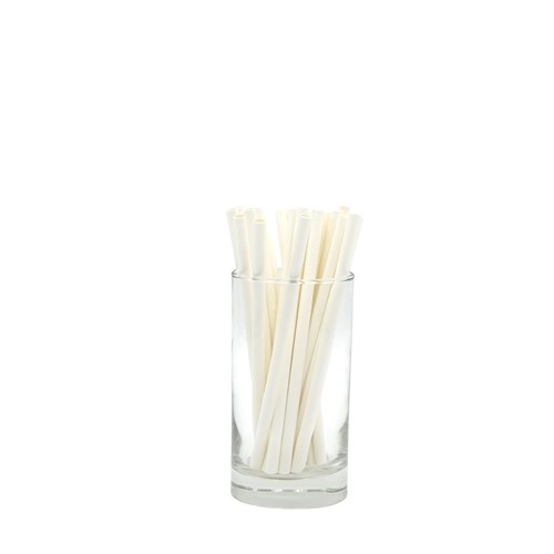 Paper Straw Cocktail White