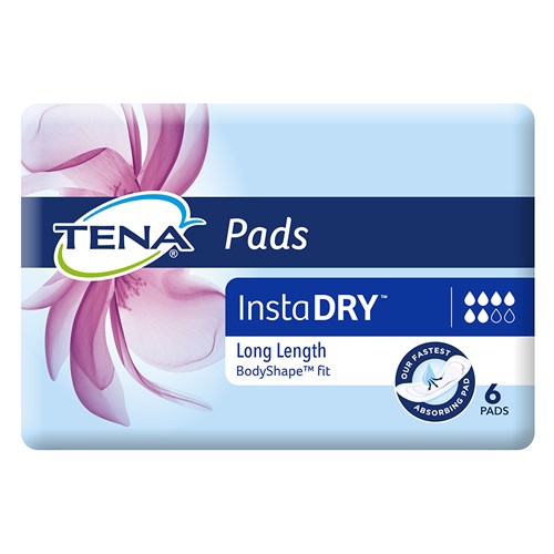 3478009 - Tena Pads Instradry Long Length (6X6/Pkt)