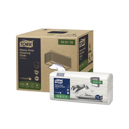 TORK CLEANING CLOTH FOLDED WHITE
