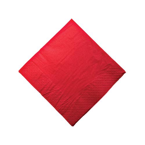 2 Ply Paper Lunch Napkins Red 300mm by Essentials Collection