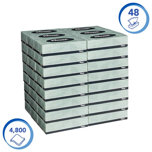 Facial Tissues White 2ply 100/Sheets