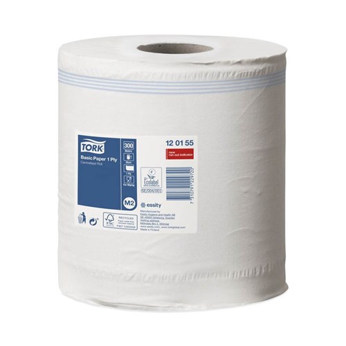 3620214 - REFLEX CENTREFEED TOWEL 1PLY WHT 198MM X 30MT 6/CTN