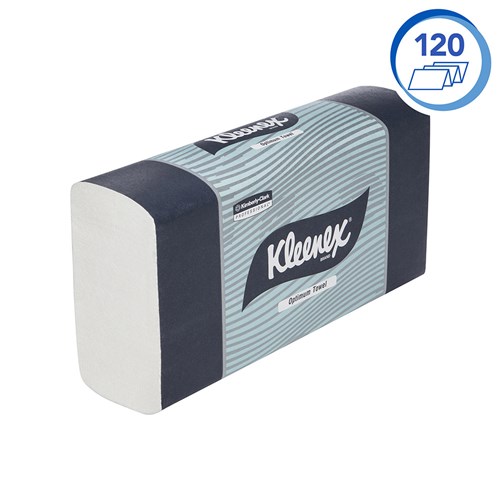 Optimum Paper Hand Towel White 120/Sheets