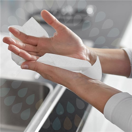 Compact Paper Hand Towel White 90/Sheets