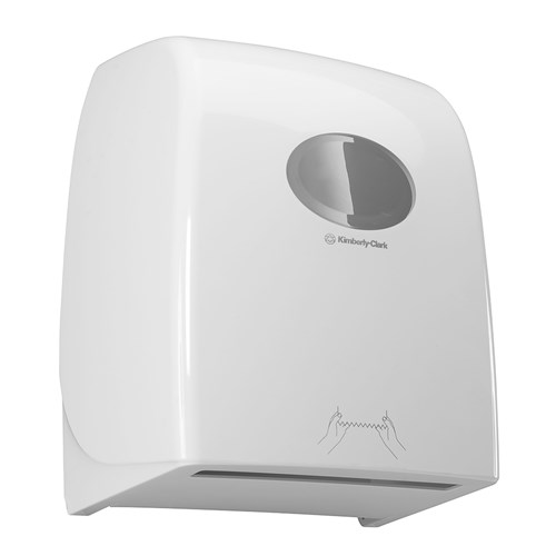 Aquarius Plastic Hand Towel Roll Dispenser White