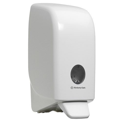 Aquarius Plastic Liquid & Foaming Hand Soap Dispenser White