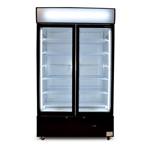 4024061 - Bromic 2 Glass Door Upright Fridge 960L Black GM1000LBCAS