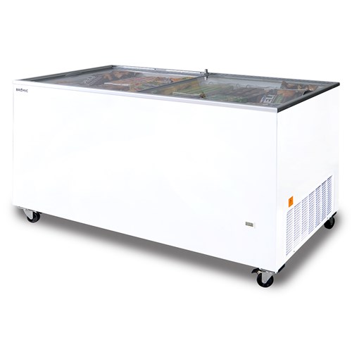 Bromic Chest Glass Top Freezer White 491L CF0500FTFG
