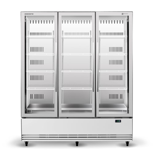 4024084 - Fridge U/R 3Dr Glass 1433Lt Bme1500n-A 1640X795x2005mm