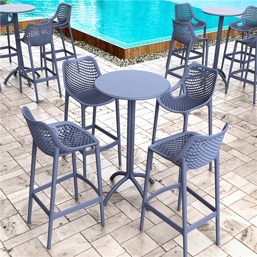 Air Bar Stool 75 Anthracite 750mm Siesta