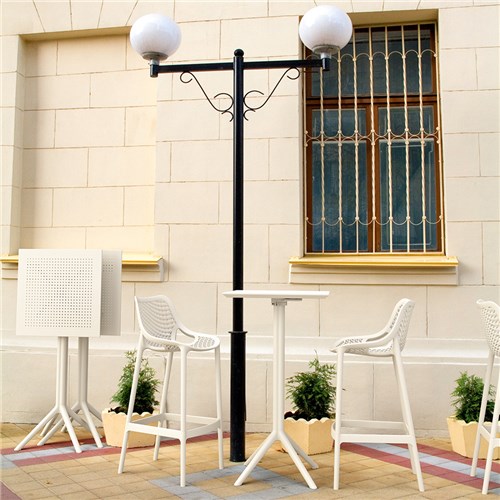 Siesta Sky Folding Bar Table 60 White 1080mm