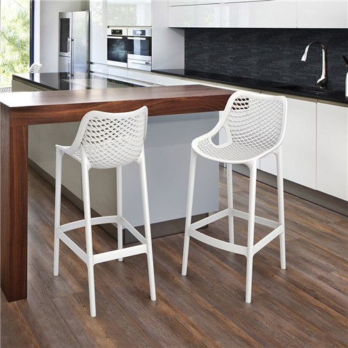 Air Bar Stool 65 White 650mm Siesta