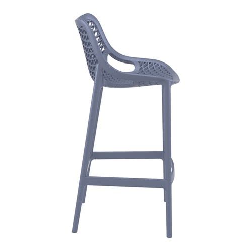 Air Bar Stool 75 Anthracite 750mm Siesta