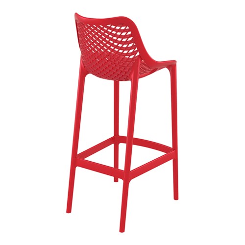Air Bar Stool 75 Red 750mm Siesta