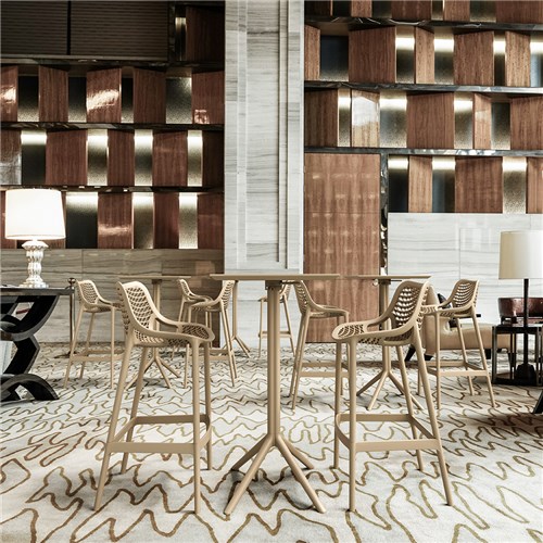 Siesta Sky Folding Bar Table 60 Taupe 1080mm