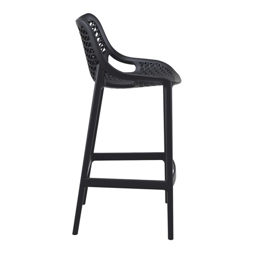 Air Bar Stool 75 Black 750mm Siesta