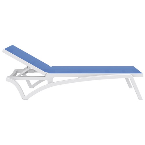 Pacific Sunlounger White/Blue