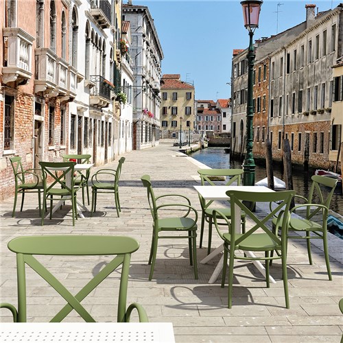 Siesta Sky Folding Table 60 White 740mm