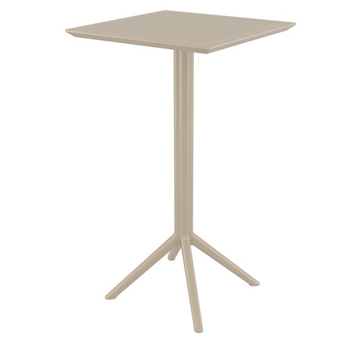 Siesta Sky Folding Bar Table 60 Taupe 1080mm