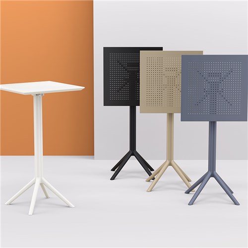 Siesta Sky Folding Bar Table 60 Black 1080mm