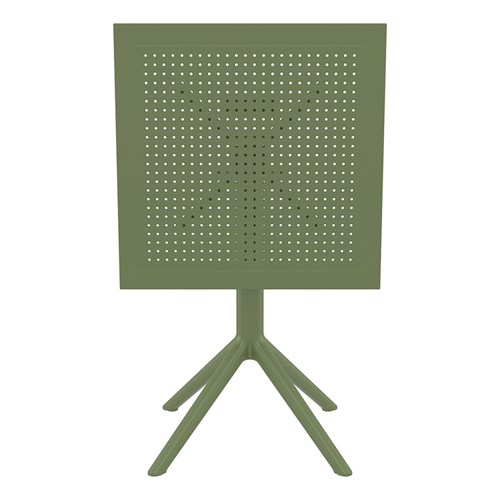 Siesta Sky Folding Table 60 Olive Green 740mm