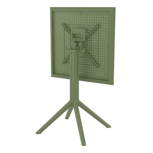 Siesta Sky Folding Table 60 Olive Green 740mm