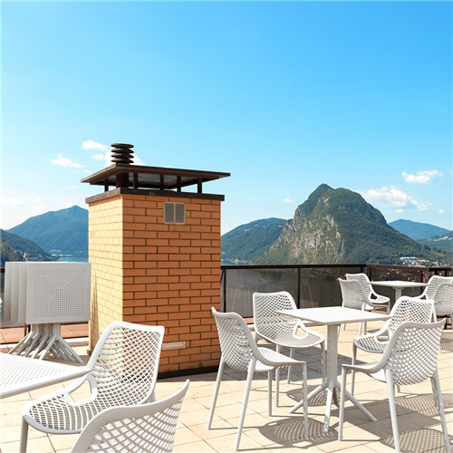 Siesta Sky Folding Table 60 White 740mm