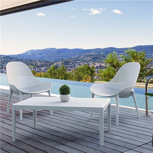 Sky Low Table White 400mm