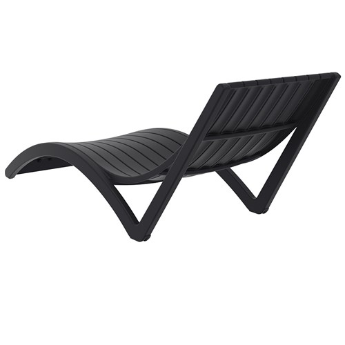4242257 - SLIM SUNLOUGER BLK