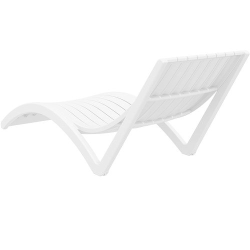 4242259 - SLIM SUNLOUGER WHT