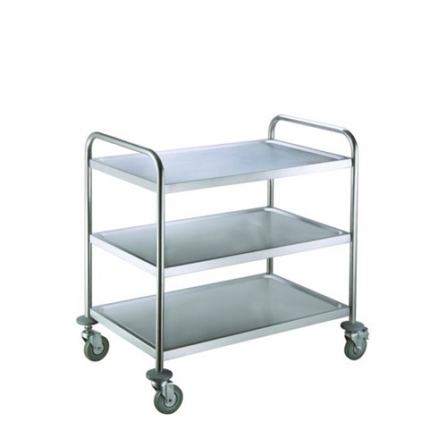 3 Tier Stainless Steel Trolley Pro.cooker