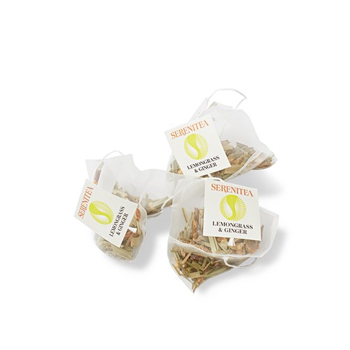 SERENITEA LEMONGRASS & GINGER PYRAMID BAGS