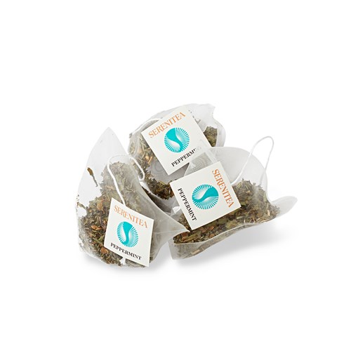 SERENITEA PEPPERMINT PYRAMID TEA BAGS