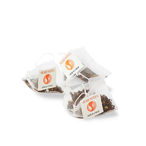SERENITEA SPICE CHAI PYRAMID TEA BAGS