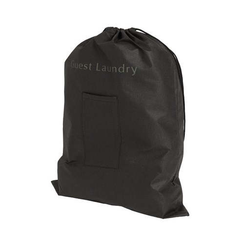 5247025 - Guest Laundry Bag Drawstring Black 450mm