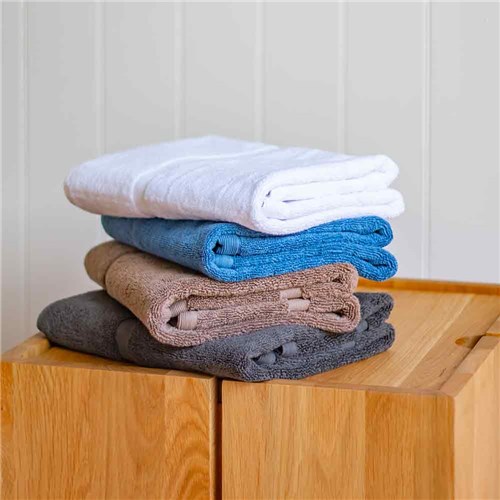 Plush Bath Mat White