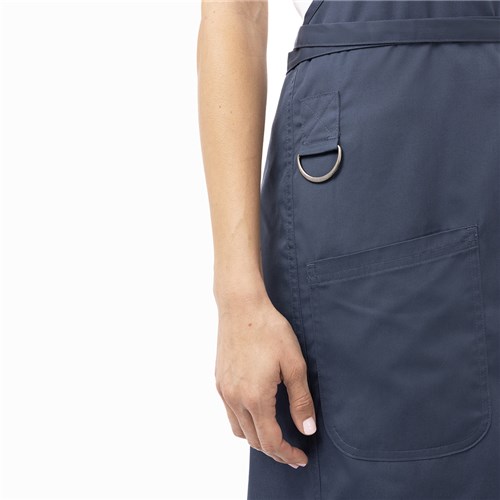 BIB APRON BRIO BLUE W/ POCKET 860X840MM