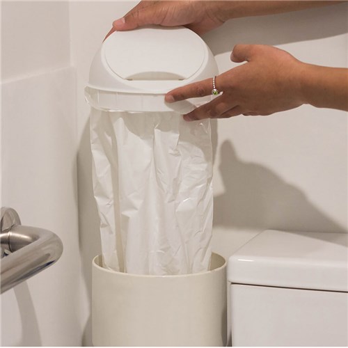 Plastic Sanitary Disposal Unit Cartridge White 13L Terracyclic
