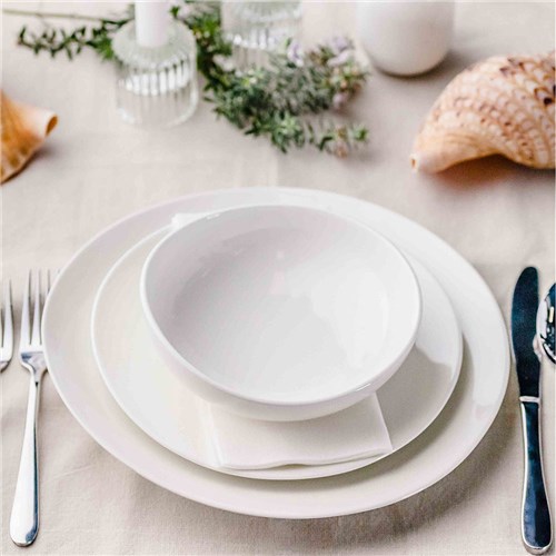 Vital Elevated Bowl White 180mm Ariane